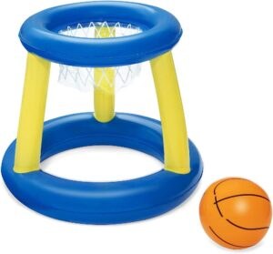 CANASTA CON PELOTA HINCHABLE